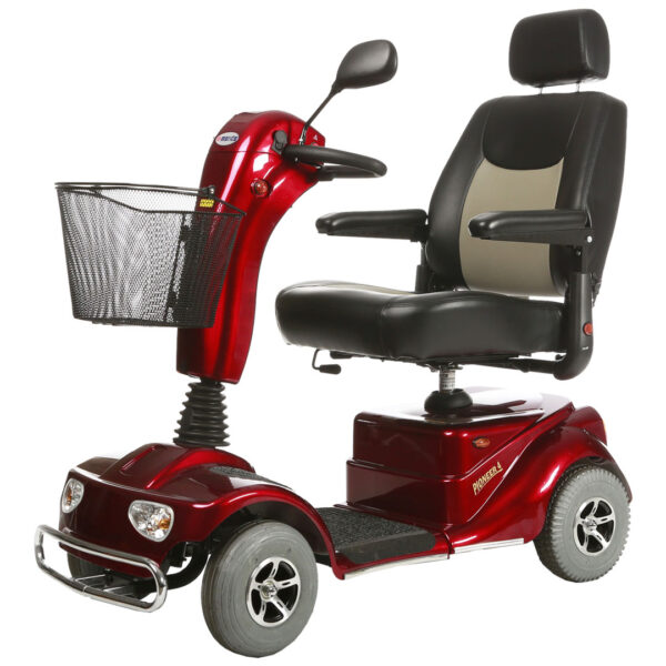 Pioneer 4 L Side red Pioneer 4 Mobility Scooter