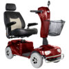 Pioneer 4 profile red Pioneer 4 Mobility Scooter